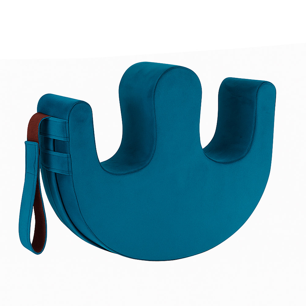 Cojín de Rotación Antiescaras con Correa de Sujeción | Almohada Inmovilizadora para Pacientes Postrados