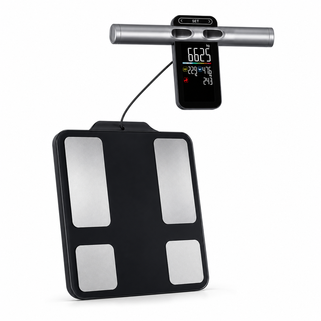 Balanza Inteligente Euromar G78-BT con 8 Electrodos y Bluetooth | Bioimpedancia Corporal con App Fitdays