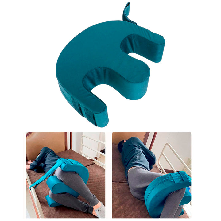 Cojín de Rotación Antiescaras con Correa de Sujeción | Almohada Inmovilizadora para Pacientes Postrados