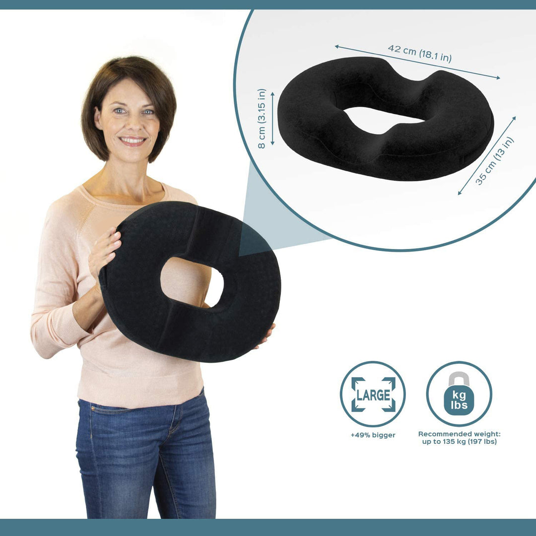 Cojin Culo Almohada Dona Inflable Alivio Hemorroides, Coxis Y