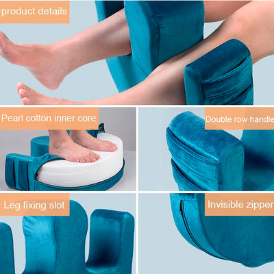 Cojín de Rotación Antiescaras con Correa de Sujeción | Almohada Inmovilizadora para Pacientes Postrados