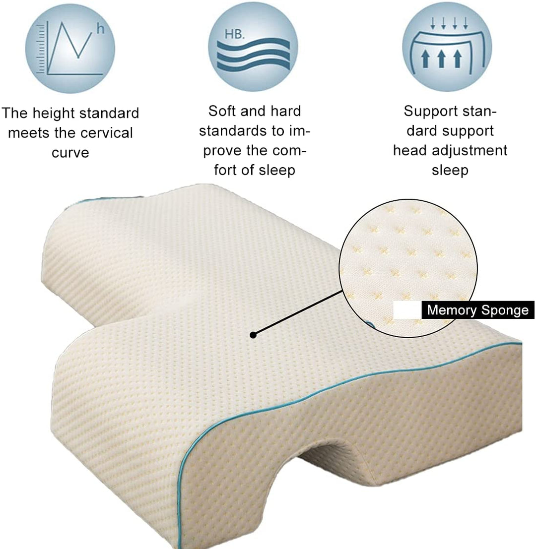 Almohada Viscoelastica para  Parejas con funda de Bamboo
