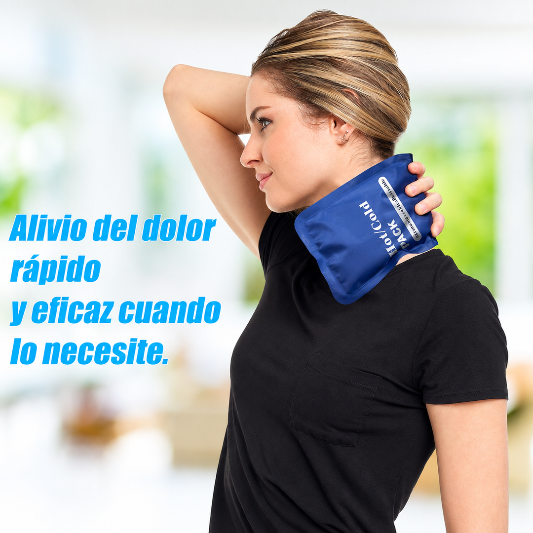 Compresa de Gel Frío y Calor Reutilizable Anticongelante 28 × 13 cm