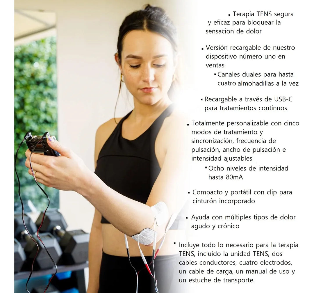 Tens 7000 Recargable con Bateria Interna De Litio 3.7v