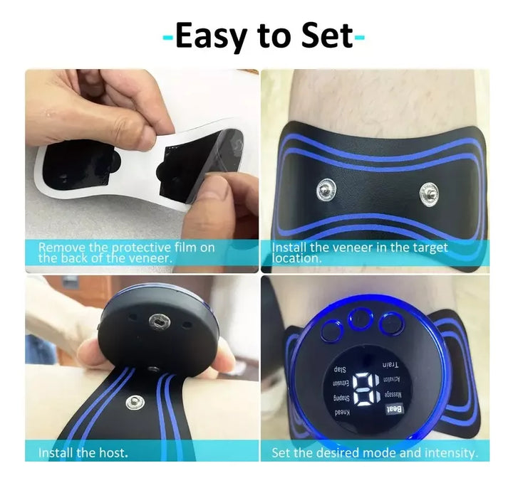 Mini Masajeador Muscular Corporal Eléctrico Anti Estrés