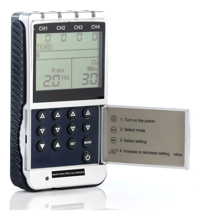 Multi Stim Plus 3 Ediciòn. 4 Canales (TENS / EMS / IF / RUSAS)