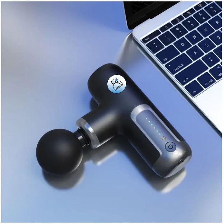 Pistola de Masaje Muscular Compacta UNICARE BLD-307 | 6 Niveles y USB-C