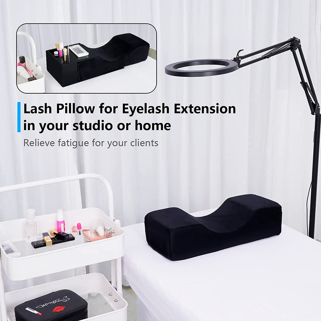 Almohada para Maquillaje, Pestañera Spa, Soporte Cervical