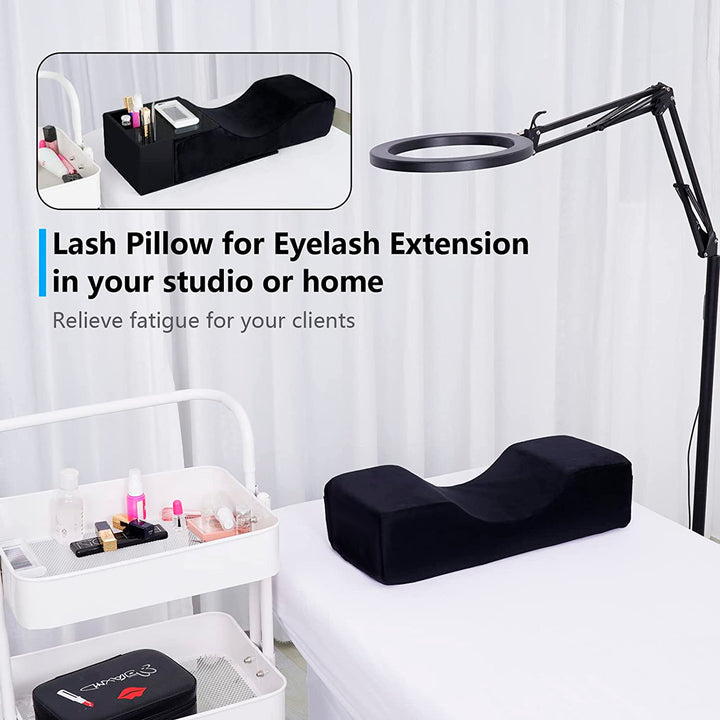 Almohada para Maquillaje, Pestañera Spa, Soporte Cervical