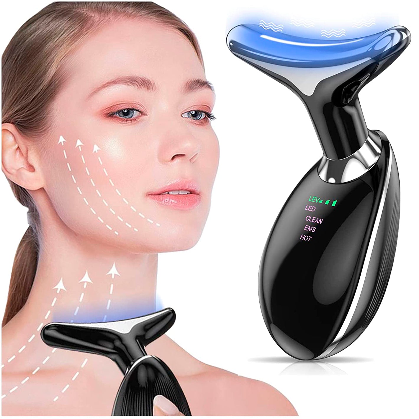 Masajeador Rf Led Reductor de Arrugas y Papada – Perúmassage