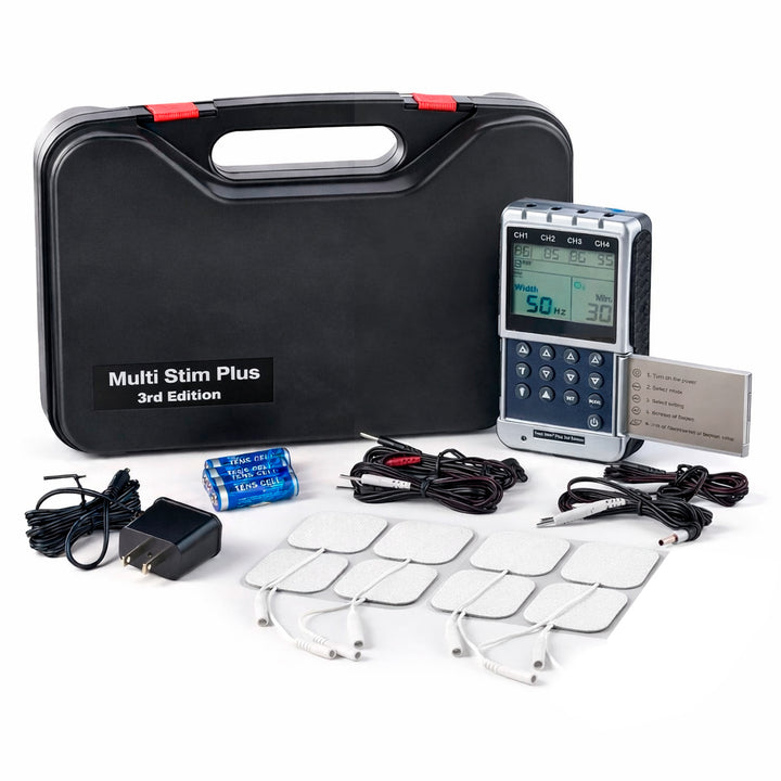 Multi Stim Plus 3 Ediciòn. 4 Canales (TENS / EMS / IF / RUSAS)