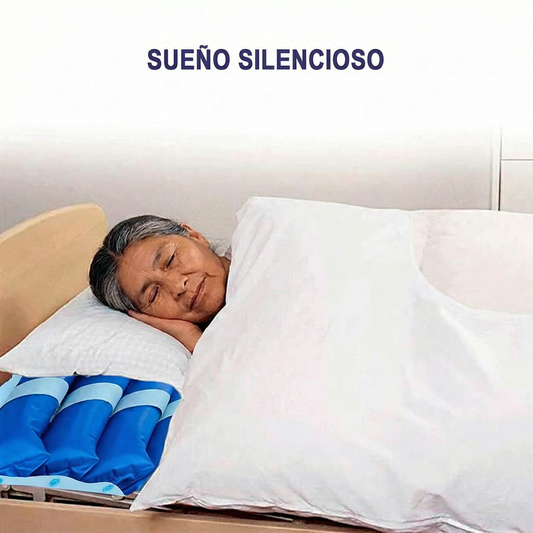 Colchón Antiescaras Tubular con Bomba de Aire Silenciosa - Prevención y Tratamiento de Úlceras por Presión