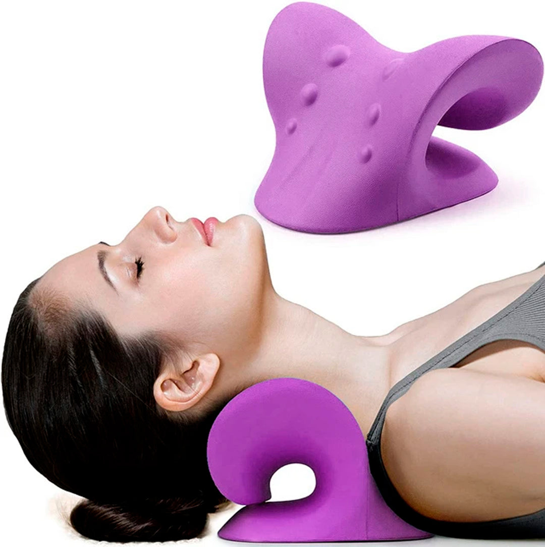 Almohada de Tracción Cervical para estirar Cuello – Perúmassage
