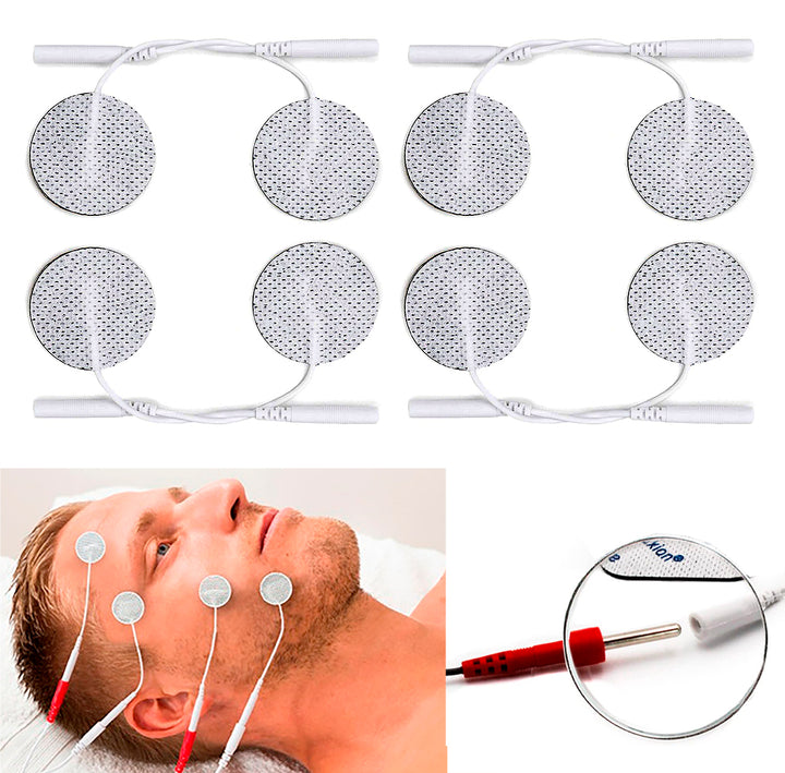 Set de 8 Electrodos Circulares para Rostro / Facial (Sin Equipo Incluido)