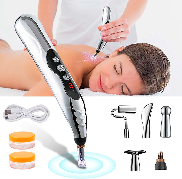 Lapiz Recargable de Acupuntura 5 en 1 Potente