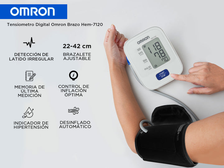 Tensiómetro Digital De Brazo Omron - HEM-7120