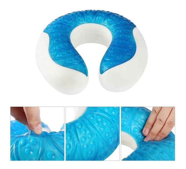 Almohada Ortopedica Cervical con Gel y Funda,