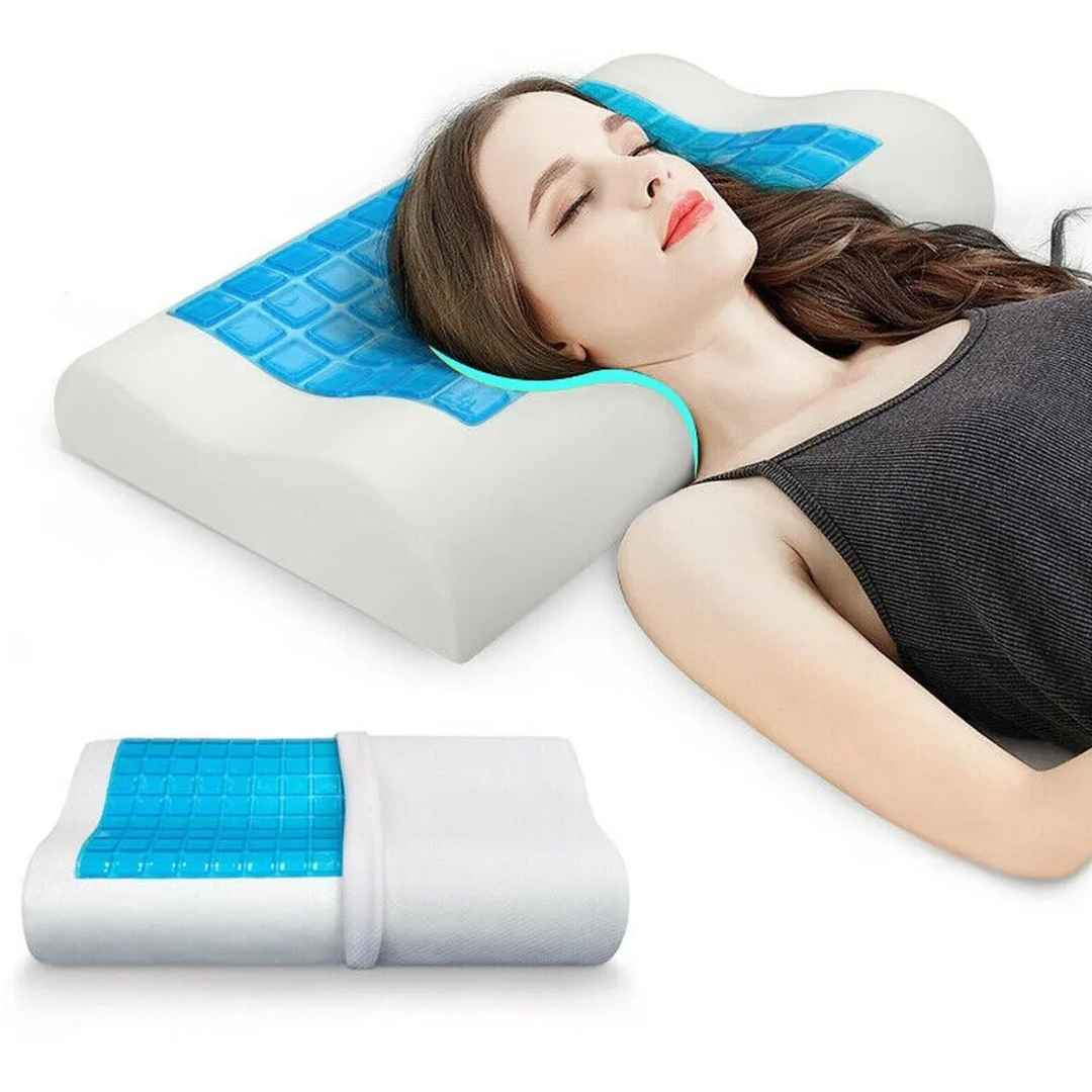 Almohada Ortopedica Cervical Viscoelastica Con Gel y