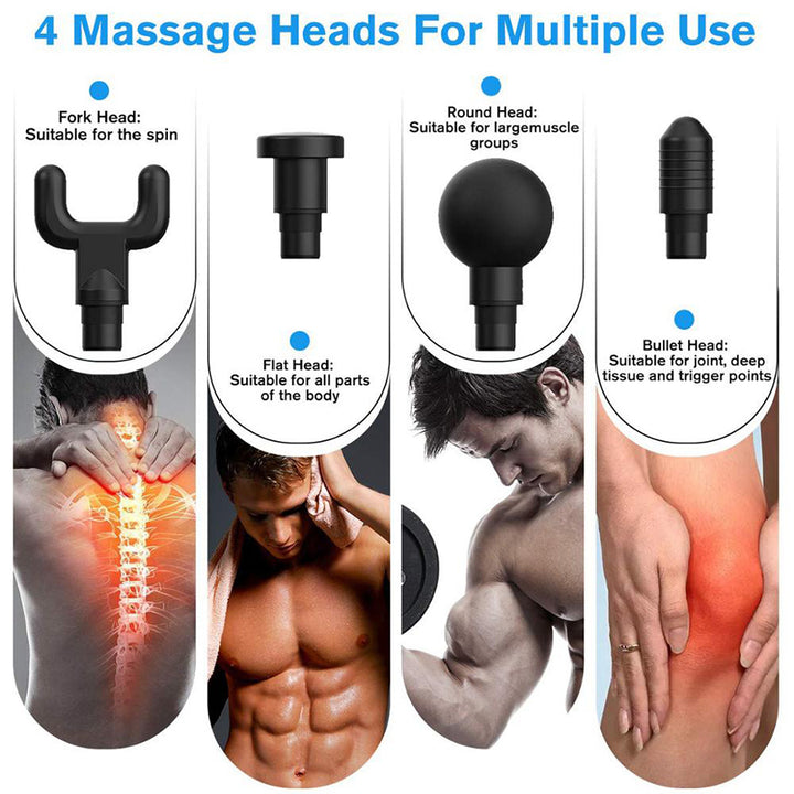 Pistola de Recuperación Muscular - Muscle Fascial Gun