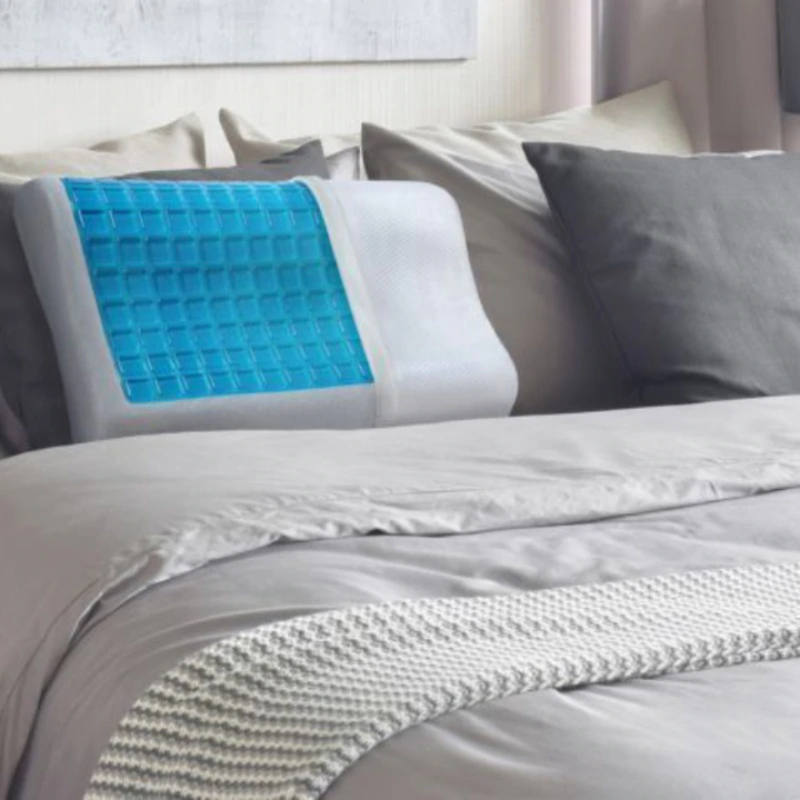 Almohada Ortopedica Cervical Viscoelastica Con Gel y