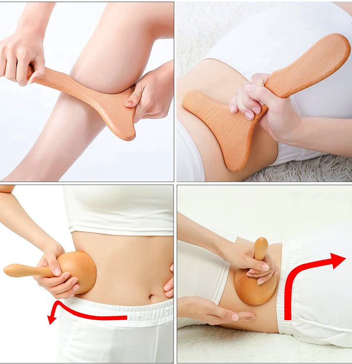 Maderoterapia Corporal Kit de 7 piezas