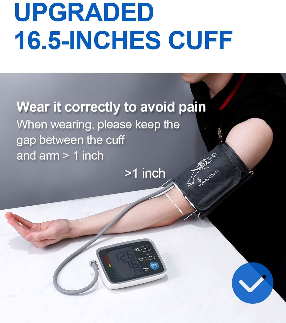 Tensiómetro de Brazo Alphagomed Mod. U80EH