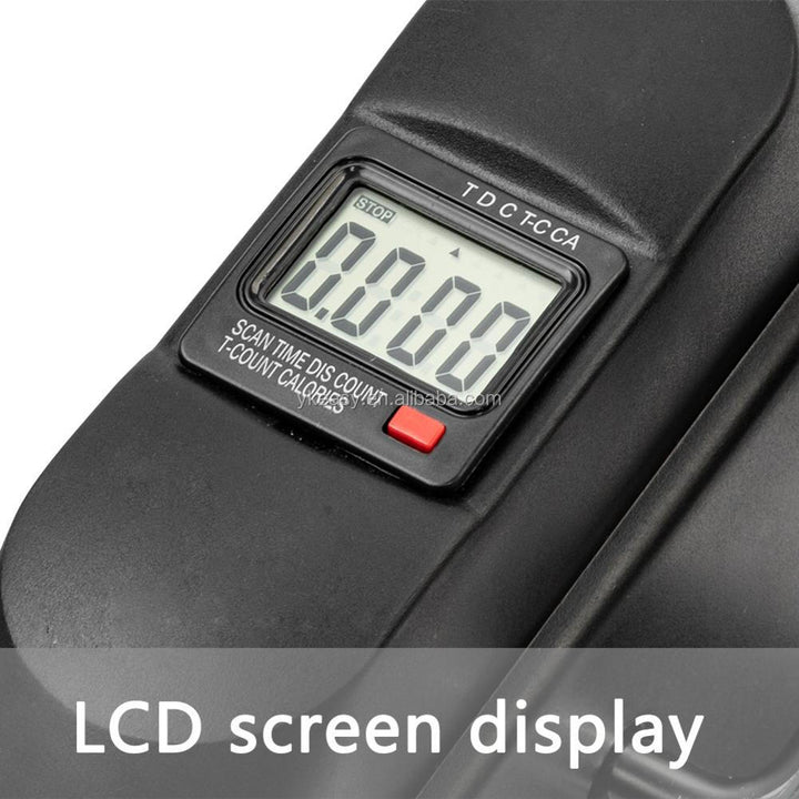Mini Bicicleta Estática Plegable para Entrenamiento de Brazos y Piernas con LCD Pantalla y Resistencia Ajustable