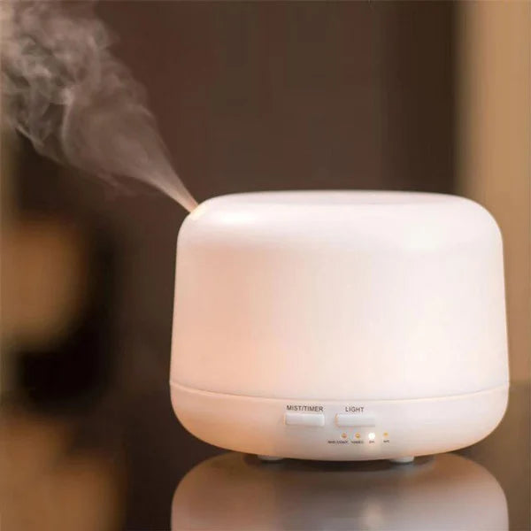 Difusor De Aromas Humidificador Aromaterapia con Control Remoto y 7 luces Led - 300ml