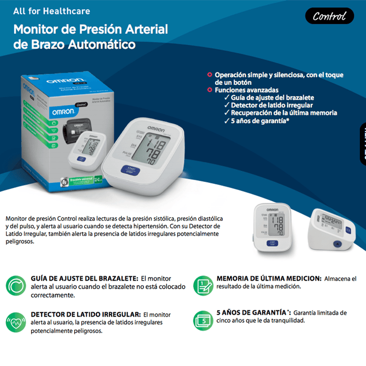 Tensiómetro Digital De Brazo Omron - HEM-7120